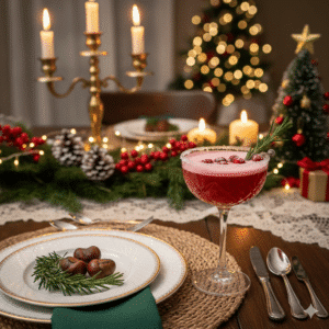 Cocktail sans alcool Noel